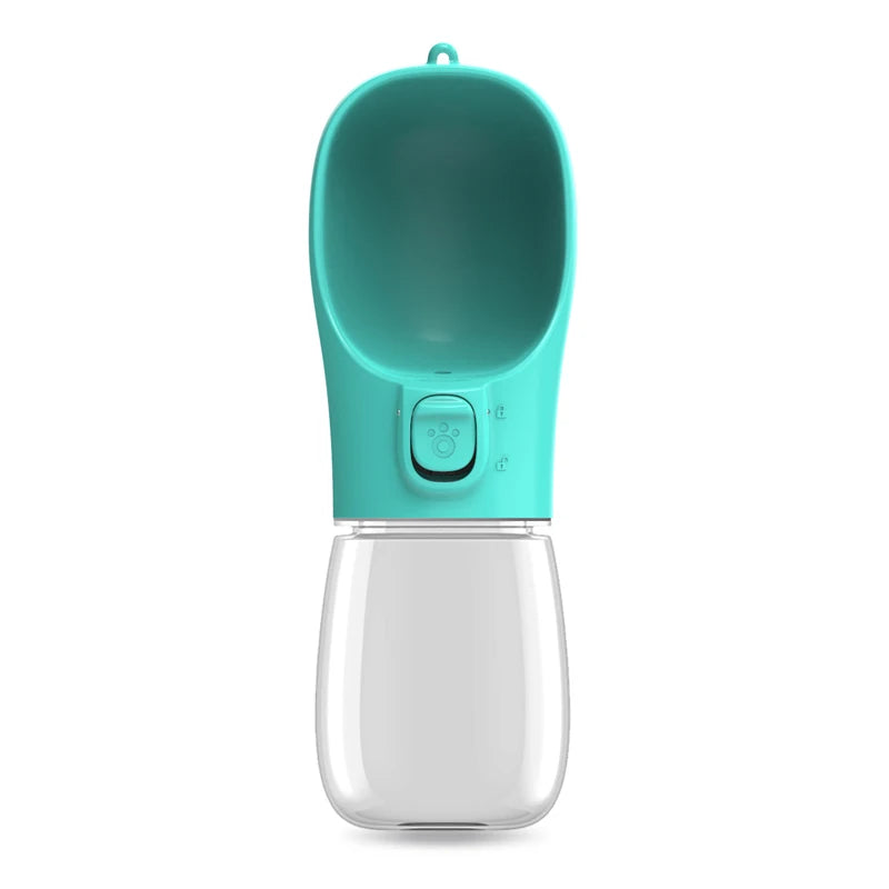 PawGo™ Portable Pet Water Bottle — Hydration! On Every Adventure.                                                        •Easy one-hand use
•Leak-proof design
•Perfect for walks, hikes, and travel
•Keeps pets hydrated anywhere