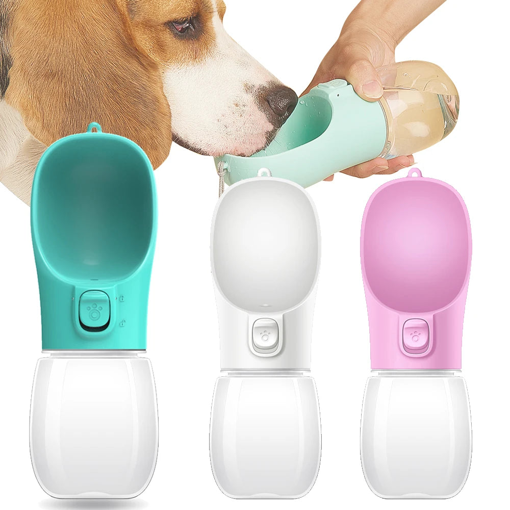 PawGo™ Portable Pet Water Bottle — Hydration! On Every Adventure.                                                        •Easy one-hand use
•Leak-proof design
•Perfect for walks, hikes, and travel
•Keeps pets hydrated anywhere
