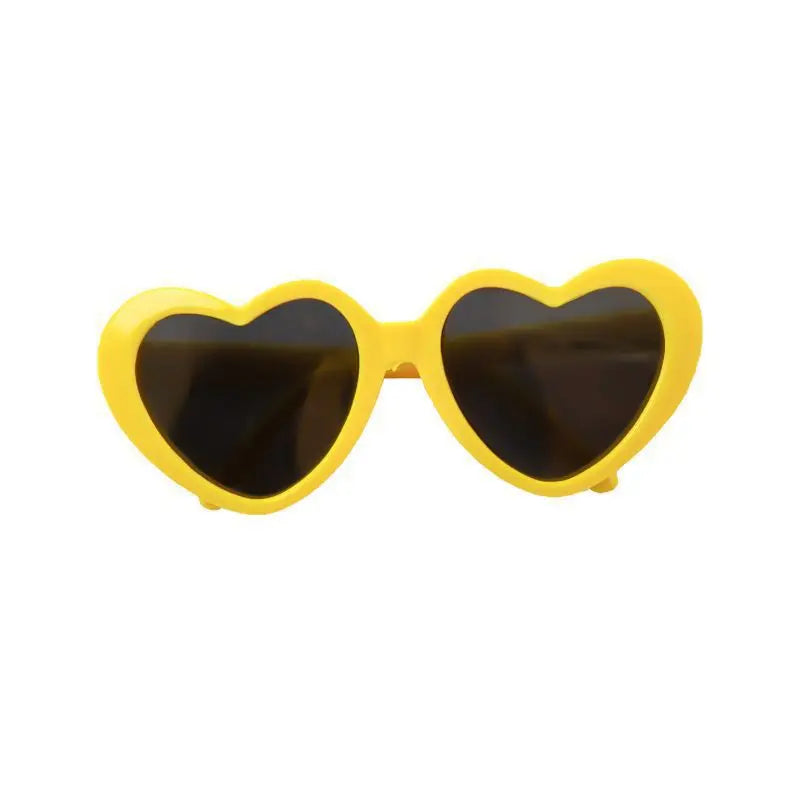 Love Pet Glasses Dog Cat Creative Fashion Sunglasses Sunglasses with Jewelry Cat Dog Love Glasses Pet Beauty Decoration Supplies