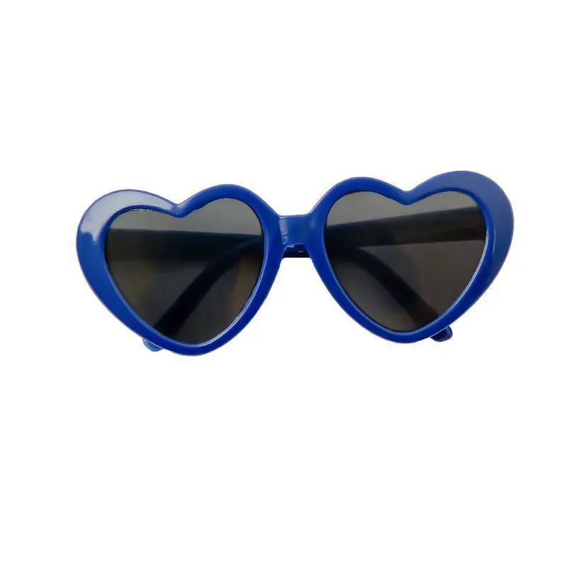 Love Pet Glasses Dog Cat Creative Fashion Sunglasses Sunglasses with Jewelry Cat Dog Love Glasses Pet Beauty Decoration Supplies