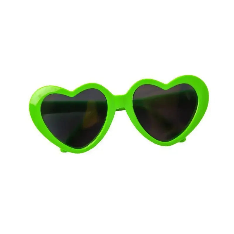 Love Pet Glasses Dog Cat Creative Fashion Sunglasses Sunglasses with Jewelry Cat Dog Love Glasses Pet Beauty Decoration Supplies